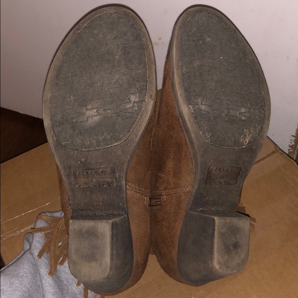 Zip up fringe booties - Picture 3 of 4